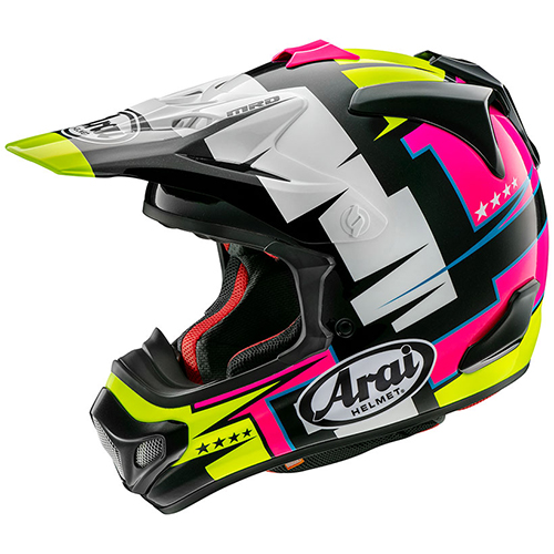 Arai V-Cross 4 Helmet Battle Yellow