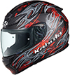 OGK Kabuto Shuma Helmet Flame Flat-Black-Red SALE