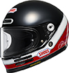 Shoei Glamster Helmet Abiding TC-1 Red-Black
