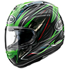 Arai RX-7X Helmet Radical Green