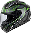 OGK Kabuto Aeroblade 6 Helmet Adact Flat-Black-Green