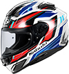 OGK Kabuto Aeroblade 6 Helmet Adact White-Blue-Red
