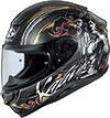 OGK Kabuto Aeroblade 6 Helmet Rikzar Flat-Black-Gold