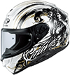 OGK Kabuto Aeroblade 6 Helmet Rikzar Pearl-White-Gold