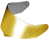 OGK CF-2 Pinlock Ready Gold-Mirror Shield for Kamui-5 Helmet