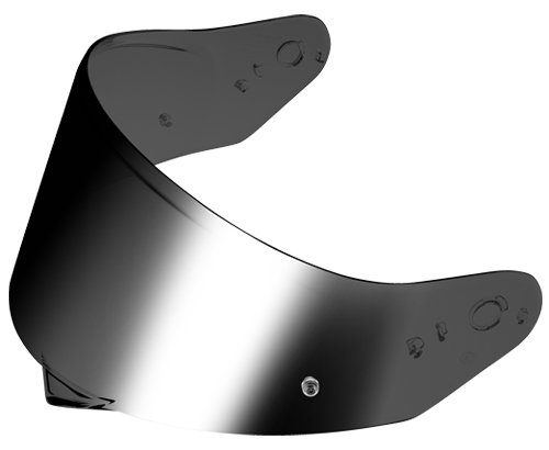 OGK CF-2 Pinlock Ready Dark-Silver-Mirror Shield for Kamui-5 Helmet