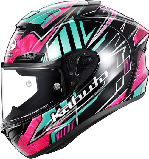 OGK Kabuto F-17 Helmet Vellio Black-Emerald