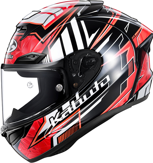 OGK Kabuto F-17 Helmet Vellio Black-Red
