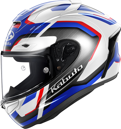 OGK Kabuto F-17 Helmet Zestal White-Blue-Red