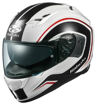Max MC Direct OGK Kabuto Kamui-3 Helmet Knack White-Black, OGK