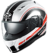 OGK Kabuto Kamui-3 Helmet Ridge White-Black