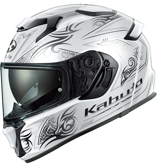 OGK Kabuto Kamui-5 Helmet Notra Pearl-White-Black