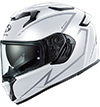 OGK Kabuto Kamui-5 Helmet Spria Pearl-White-Silver