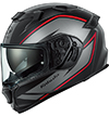 OGK Kabuto Kamui-5 Helmet Torza Flat-Black-Red