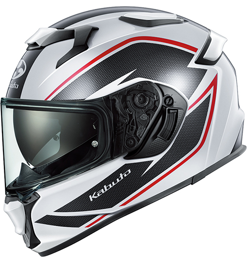 OGK Kabuto Kamui-5 Helmet Torza White-Black-Red