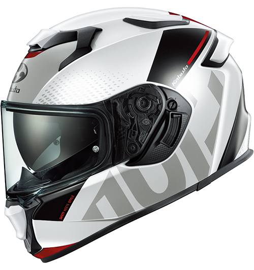 OGK Kabuto Kamui-5 Helmet Velta White-Red
