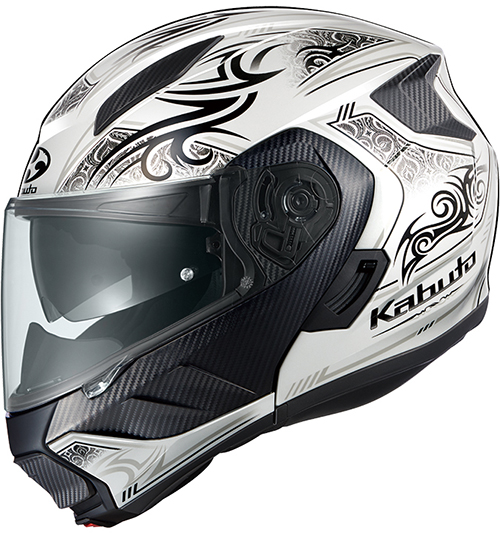 OGK Kabuto Ryuki Helmet Notra Pearl-White-Black