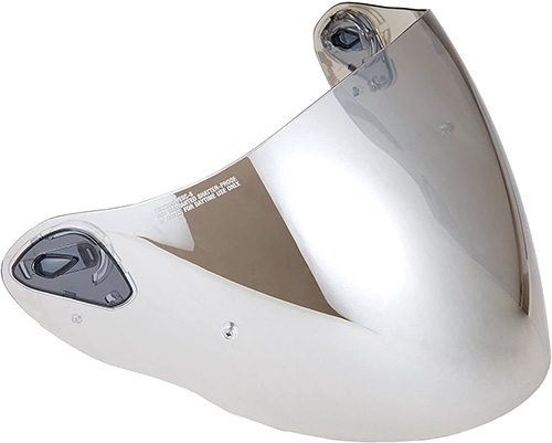 OGK SAJ-P Pinlock Ready Silver-Mirror Shield for Avand 2 Helmet