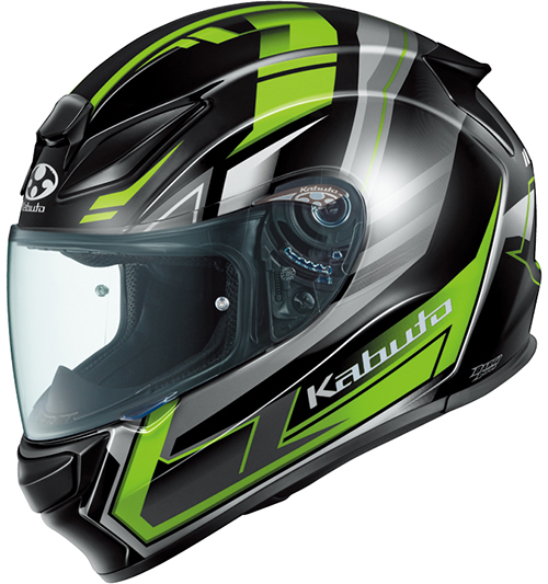 OGK Kabuto Shuma Helmet Tread Black-Green