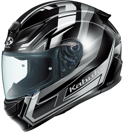 OGK Kabuto Shuma Helmet Tread Black-White