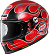 Shoei Glamster Helmet Blast TC-1 Red-Black