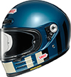 Shoei Glamster Helmet Resurrection TC-2 Blue-Black