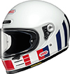 Shoei Glamster Helmet Resurrection TC-10 White-Red