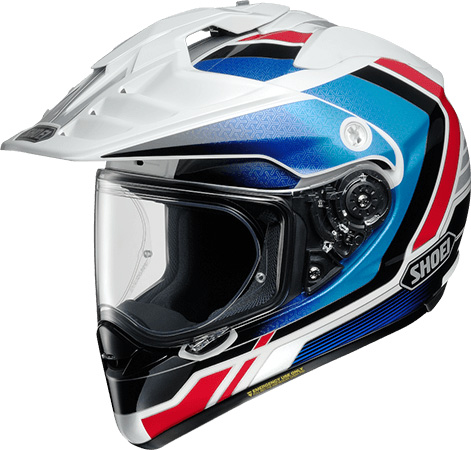 Shoei Hornet ADV Helmet Sovereign TC10 Red-Blue