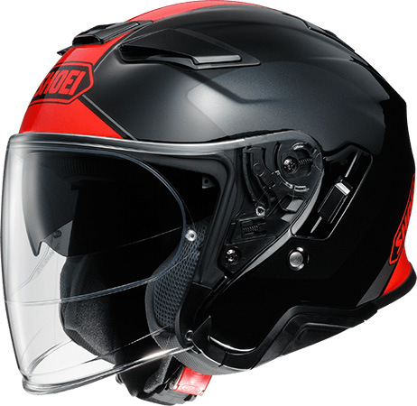 Shoei J-Cruise II 2 Helmet Adagio TC1 Red-Black