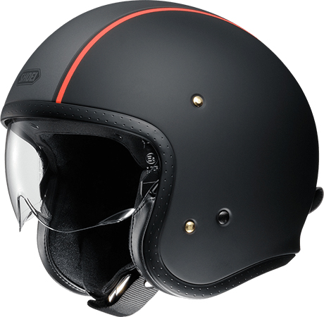 Shoei JO Helmet Carburettor TC8 Orange-Black
