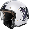 Shoei JO+ Plus Helmet Cross Logo 2 TC6 White-Black