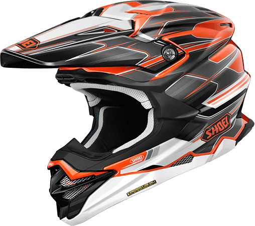 Shoei VFX-WR Helmet Sparkle TC8 Orange-Grey