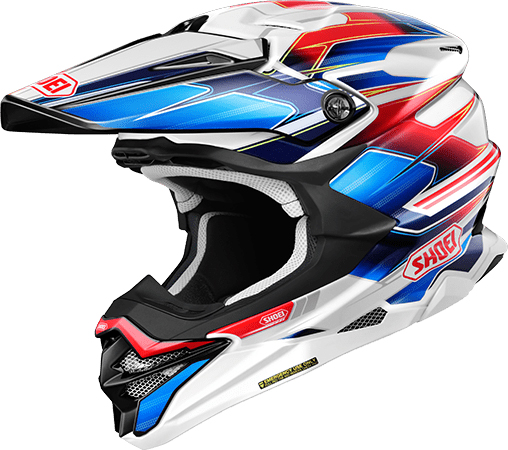 Shoei VFX-WR Helmet Sparkle TC10 Red-Blue