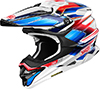 Shoei VFX-WR Helmet Sparkle TC10 Red-Blue