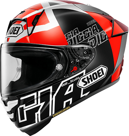 Shoei X-Fifteen Helmet Diggia 2 TC-1 Red-Black