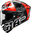 Shoei X-Fifteen Helmet Diggia 2 TC-1 Red-Black