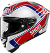 Shoei X-Fifteen Helmet Gardner TC-1 Red-Blue