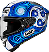 Shoei X-Fifteen Helmet Kagayama TC-2 Blue-White