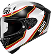 Shoei X-Fifteen Helmet Rainey TC-10 White-Black