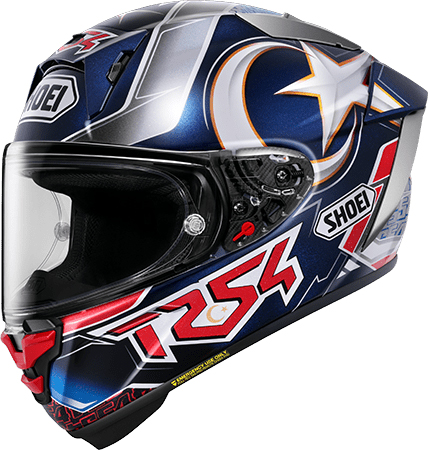 Shoei X-Fifteen Helmet Toprak TC-2 Blue-Red