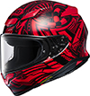 Shoei Z-8 Helmet Beaut TC1 Red-White