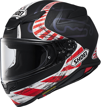 Shoei Z-8 Helmet Knee Down TC5 Black-Red