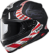 Shoei Z-8 Helmet Knee Down TC5 Black-Red