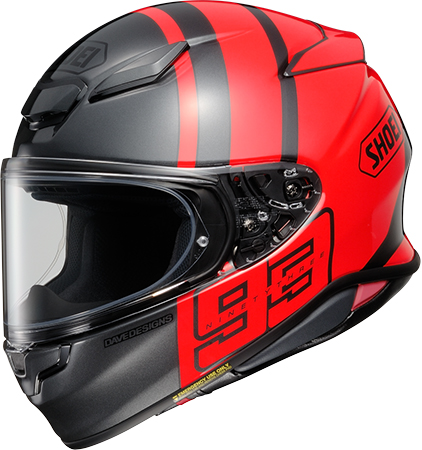 Shoei Z-8 Helmet MM93 Collection Track TC1 Red-Grey