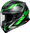 Shoei Z-8 Helmet Prologue TC4 Black-Green