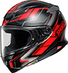 Shoei Z-8 Helmet Prologue TC1 Black-Red