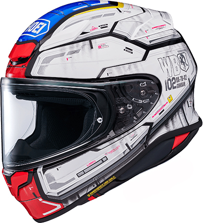 Shoei Z-8 Helmet RX-78-02 Gundam TC10 White-Grey