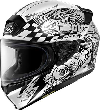 Shoei Z-9 Helmet Kaboom TC5 Black-White